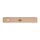 Holzlineal aus Buche mit Metalleinlage - 20 cm