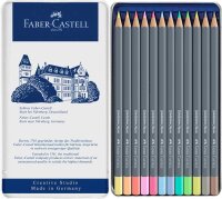 Aquarellstift Goldfaber Aqua Pastell - 12er Metalletui