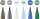 Tuschestift Pitt Artist Pen Brush - 6er Etui Winter