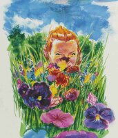 Tuschestift Pitt Artist Pen Brush - 6er Etui Frühling