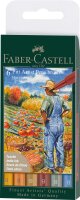 Tuschestift Pitt Artist Pen Brush - 6er Etui Herbst