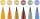 Tuschestift Pitt Artist Pen Brush - 6er Etui Herbst