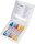 Acrylmarker 5000/5S breit, Keilspitze 5-10 mm - 5er Etui Kombination "abstract"