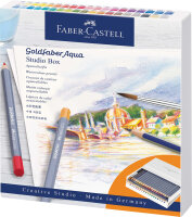 Aquarellstift Goldfaber Aqua - 38er Studiobox + 2...