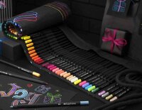 Buntstifte Black Edition - 72er Stifterolle