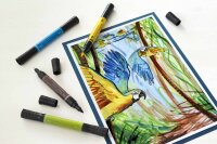 Dualmarker Pitt Artist Pen - 5er Etui sortiert