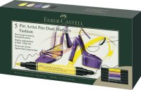 Dualmarker Pitt Artist Pen - 5er Etui Fashion