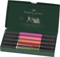 Dualmarker Pitt Artist Pen - 5er Etui Flowers