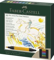 Dualmarker Pitt Artist Pen - 10er Etui sortiert