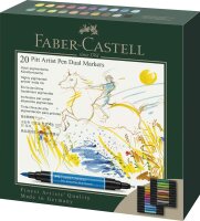 Dualmarker Pitt Artist Pen - 20er Etui sortiert