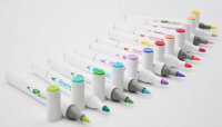 Acrylmarker GRAPHIT GO 2 Spitzen 12er Set - florale Farben