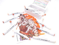 Layoutmarker GRAPHIT Sketch Brush & extra fine 12er Set - People
