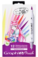 Layoutmarker GRAPHIT Sketch Brush & extra fine 12er...