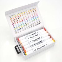 Layoutmarker GRAPHIT Sketch Brush & extra fine 12er...