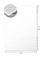 Schaumstoffplatte 3 mm - A4, weiß  - 30er Pack