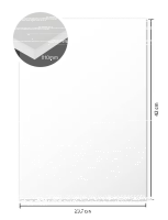 Schaumstoffplatte 5 mm - A3 weiß - 10er Pack