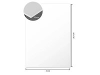 Schaumstoffplatte 5 mm - A4 weiß - 20er Pack