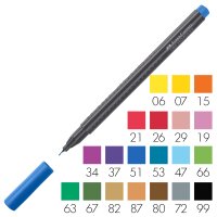 Fineliner FINEPEN Grip 0,4 mm - 20 Farben