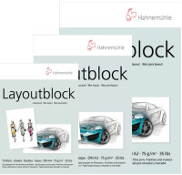 Marker Layout-Block 75 Blatt, 75 g/qm - 3 Formate