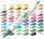 Acrylmarker GRAPHIT GO 2 Spitzen - 60 Farben