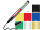 Lackmarker Ecoline 51 wasserbasiert, Rundspitze 1-2 mm - 8 Farben