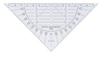 Geodreieck 16 cm transparent, biegsam, bruchsicher, ohne...