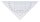 Geodreieck 16 cm transparent, biegsam, bruchsicher, ohne Facette