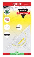 Geodreieck 25 cm Griff lösbar, Facette,...