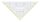 TZ-Dreieck 32,5 cm mit Griff, Facette und Tuschenoppen, Plexiglas