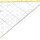 TZ-Dreieck 22,5 cm ohne Facette, mit Tuschenoppen, Plexiglas