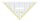 TZ-Dreieck 22,5 cm mit Griff, Facette und Tuschenoppen, Plexiglas