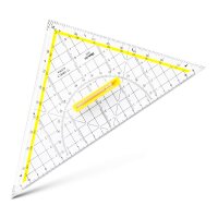 TZ-Dreieck 25 cm Griff lösbar, Facette,...