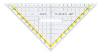 TZ-Dreieck 22,5 cm, 400 Gon Facette an Hypotenuse,...