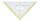 TZ-Dreieck 22,5 cm, 400 Gon Facette an Hypotenuse, Tuschenoppen