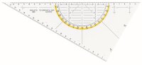 Geo-Dreieck 26 cm ungleichschenklig 30 / 60 ° Winkel,...
