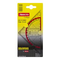Geometrie Dreieck 16 cm ohne Griff, Facette,...