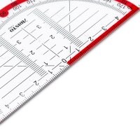 Geometrie Dreieck 16 cm ohne Griff, Facette, Tuschenoppen, Polysterol
