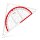 Geometrie Dreieck 16 cm ohne Griff, Facette, Tuschenoppen, Polysterol