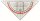 Geometrie Dreieck 16 cm mit Griff, Facette und Tuschenoppen, Polysterol