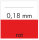 Tuschefüller mg1 0.18 mm Farbcode rot, nachfüllbar