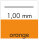 Tuschefüller mg1 1.00 mm Farbcode orange, nachfüllbar