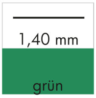 Tuschefüller mg1 1.40 mm Farbcode grün,...